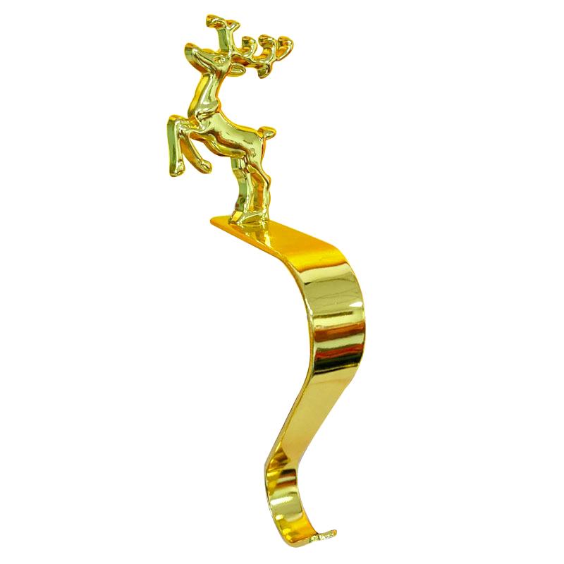 1 Stück Kaminhaken Wohnzimmer Schneeflocke Baum Elf Zuhause Weihnachtsstrumpfhaken Weihnachtsgeschenk Goldener Silberner Haken Schlafzimmer Metall Küche