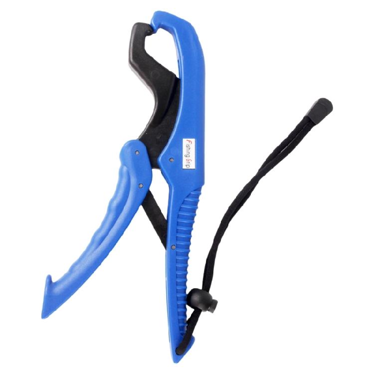 

Fish Controllers Fish Tweezers Skidproof Fishing Lip Gripper Fish Lip Clamp Fish Clamp Fishing Flat Tweezers Tackle Tool small синій