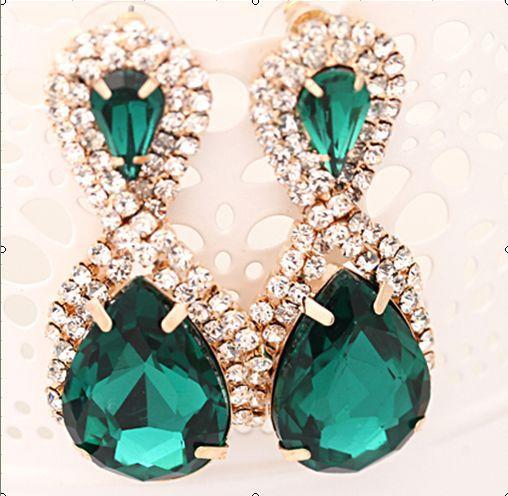 Korean Style Earrings 8-Word Autumn New Small Jewelry Ladies Stage Performance Earring Accessories E017