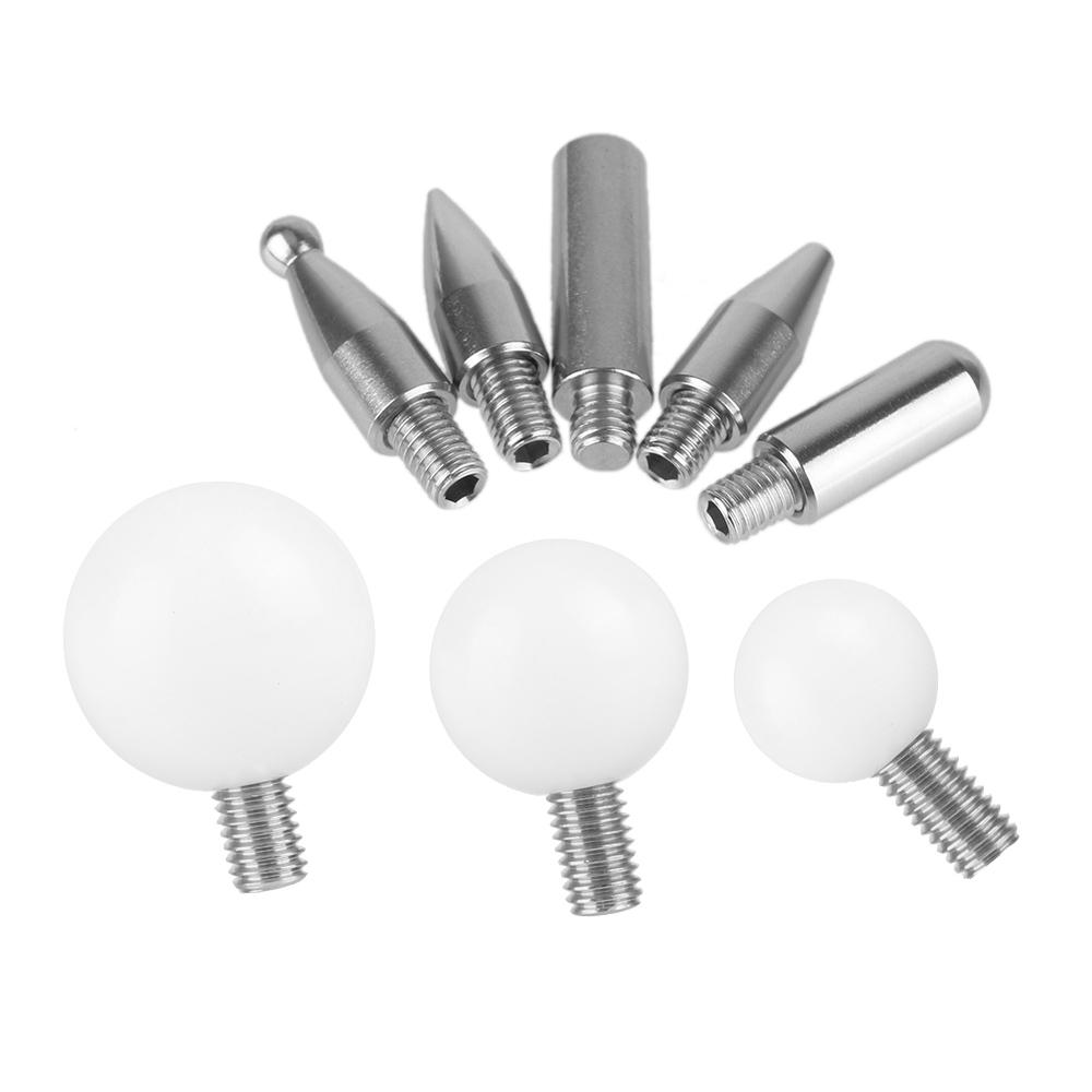 

8шт. Ручной инструмент, обратный молоток, наконечники, резиновый молоток серебряный