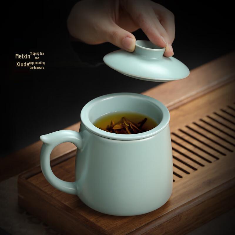 Ru Kiln Ceramic Office Tea Cup