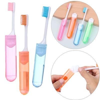 Hygiene Portable Soft Business Trip Folding Toothbrush Oral Cleaning Outdoor Tooth Brush
