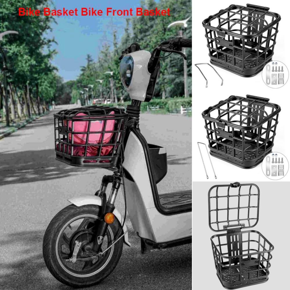 Cesto per Bicicletta Facile da Installare Grande Capacità Accessori per Bicicletta Elettrica Cesto Anteriore per Bicicletta