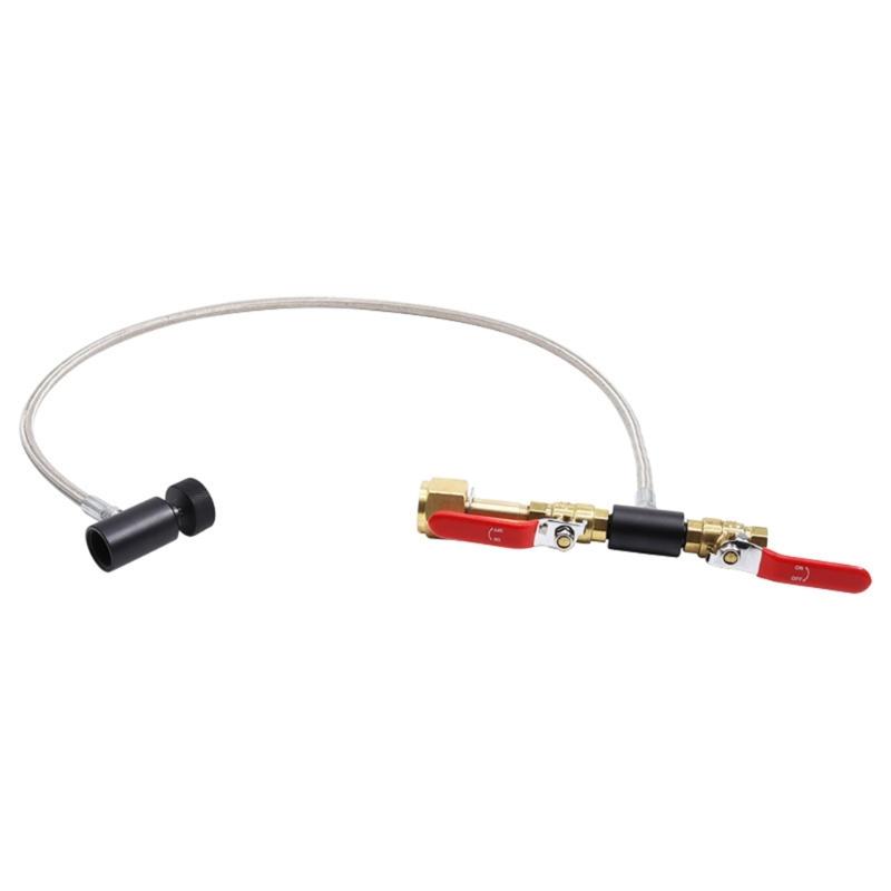 36 Zoll Edelstahl CO2-Zylinder Nachfülladapter Schlauch CO2-Station Anschluss zum Befüllen von Zylinderhersteller Behälter