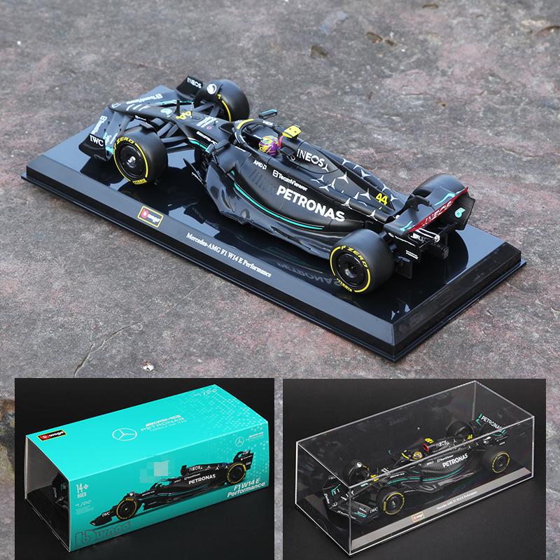 Burago 1:24 Mercedes-Amg F1 W14 E Performance Leichtmetall Auto Modell Formel Rennsport Diecast Spielzeug W15 Rb20 Sf24 Rb19 Sf23 Mcl38