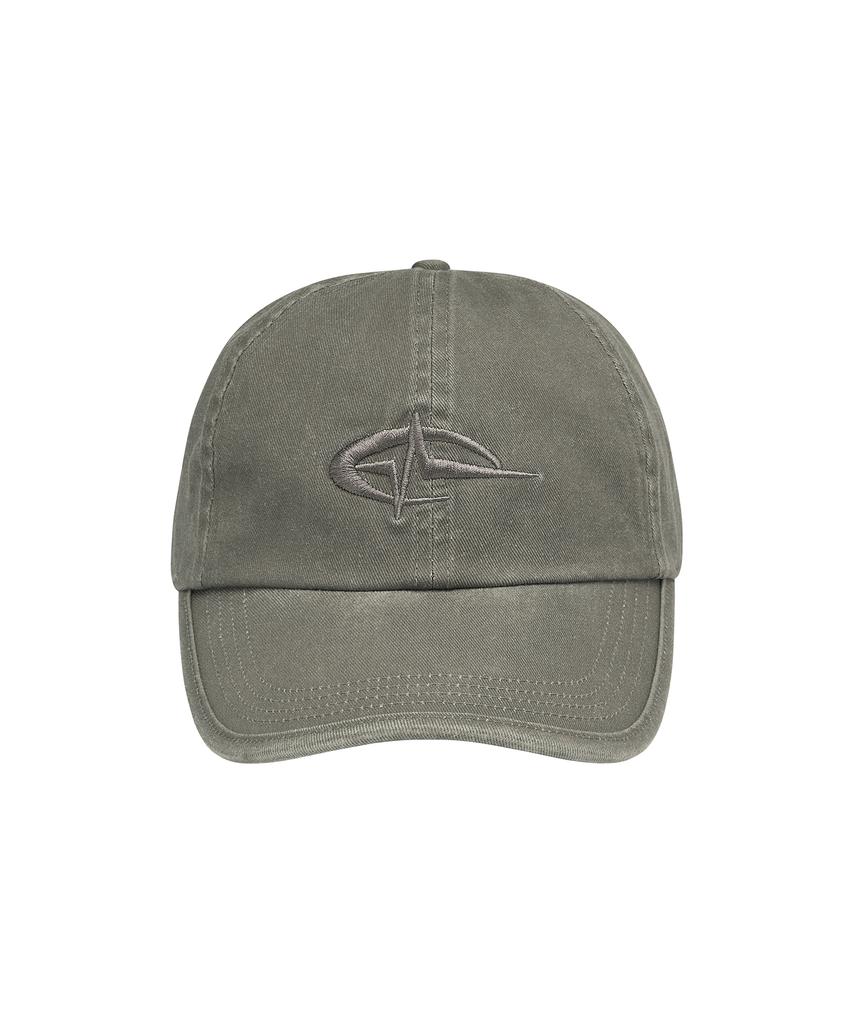 WILDROCK Wild Signature Logo Pigment Ball Cap_Grey