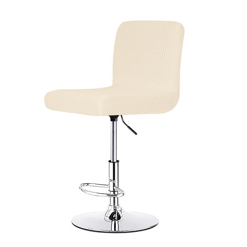 Knitted Shell Chair Cover Polar Fleece Fabric Knitted Chair Cover Short Size Living Room Seat Cover Office Bar Banquet Chair Cov