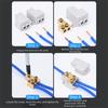 Electrical Connectors Spliceable High Power Splitter Conductor Brass Universal Quick Terminal Block Terminal Blocks Electrical
