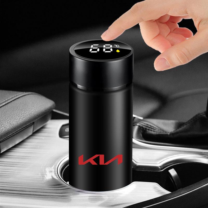 500ml Chytrý LED displej teploty Auto Přenosný termoska Auto styling Pro KIA Ceed Rio Sportage R K2 K3 K4 K5 K6 Soul Opeima Ceed Sorento Cerato