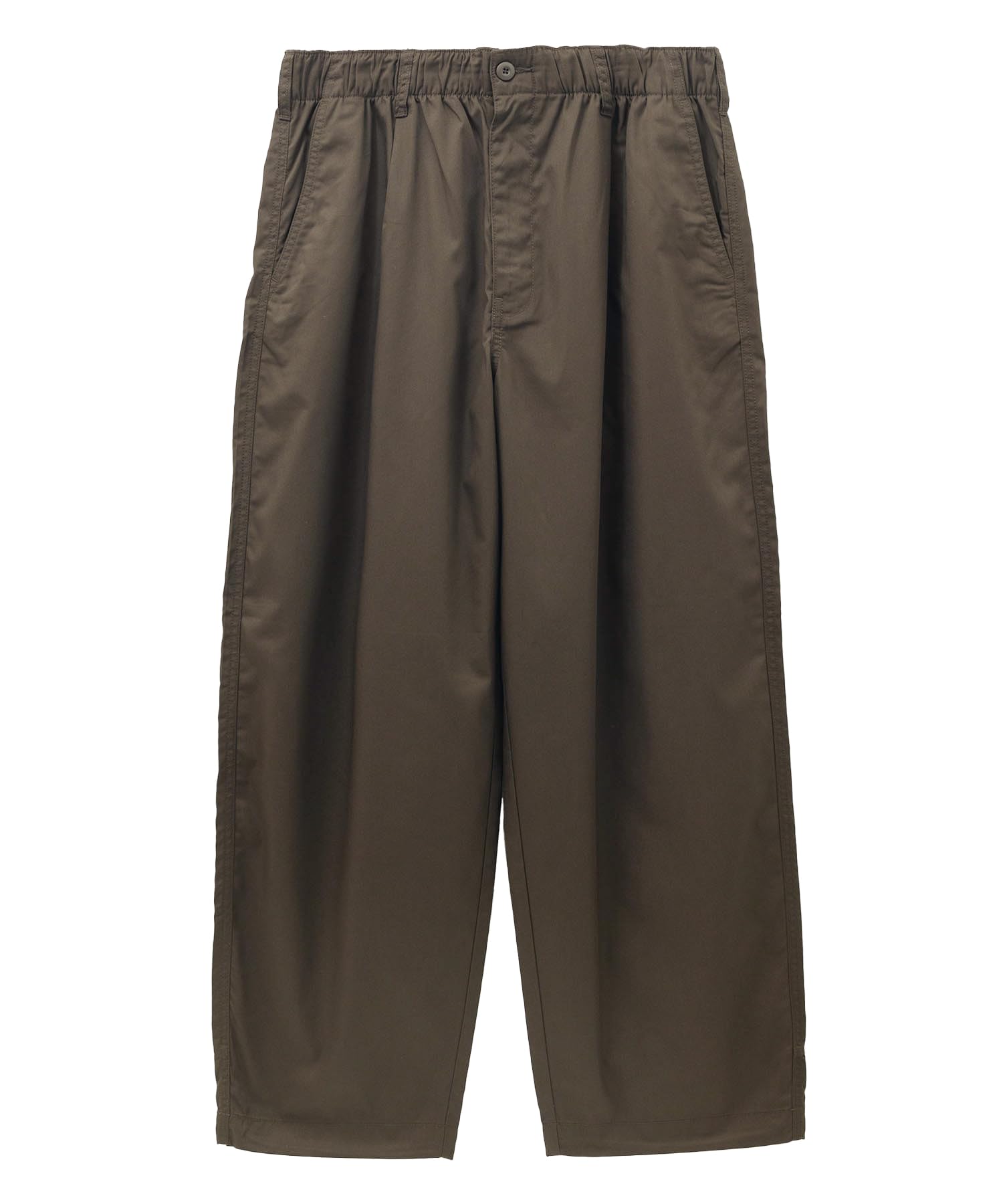 

Dickies Men s Wide-Leg Pants with Pockets and Drawcord Hems, Work Pants, Easy Pants, Brown, Size S