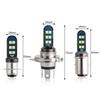 H4 LED Motorcycle Headlight BA20D P15D LED Bulbs Hi/Lo Beam Day Running Lamp LED Spotlight Dual Color Motor Accessories