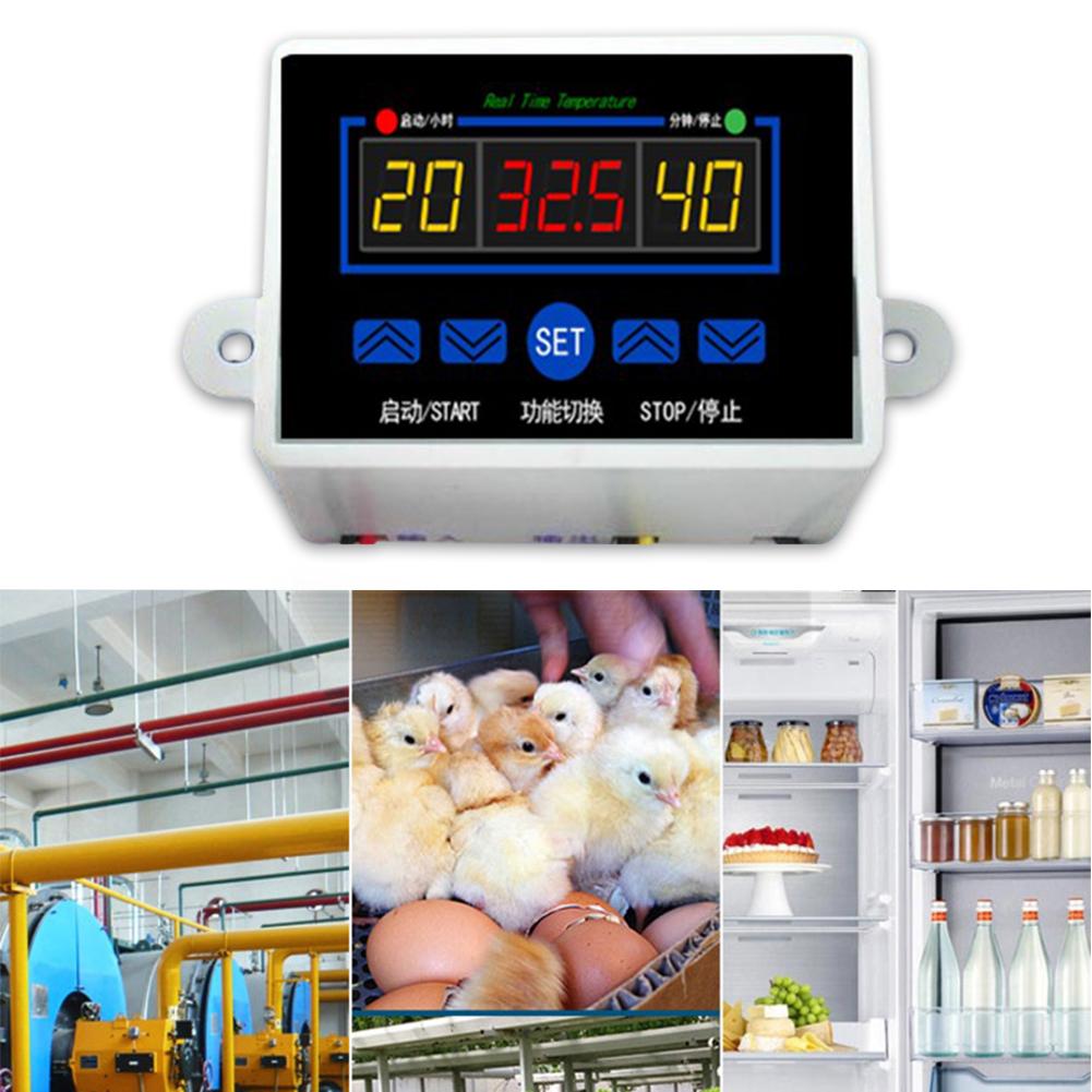 XH-W1411 Temperature Controller LED Digital Thermostat Switch 12V/220V 10A Smart Temperature Regulator with Waterproof Probe