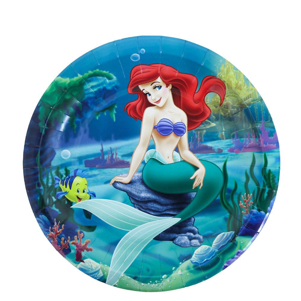 Birthday Party Supplies Disposable Tableware Paper Plates Paper Cups Paper Towels Girls Birthday Party Decoration Environmental Protection