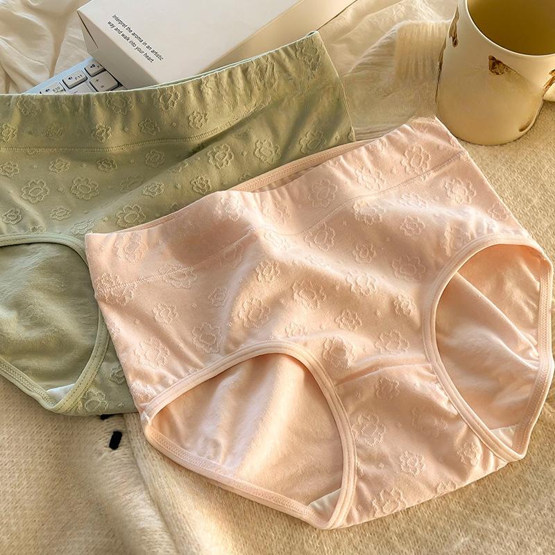 5A Antibacterial Baby Cotton Skin Friendly High Waisted Underwear Comfortable Underwear Cotton Triangle Panties