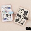 Card Case Puppy Passport Cover with Card Slots Waterproof RFID Blocking Passport Clip Travel