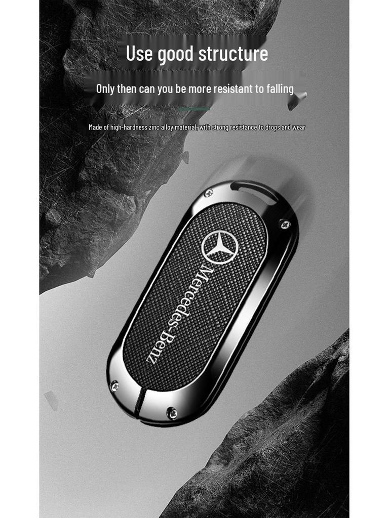 Mercedes High-End Schlüsselhülle für E300L, C260L, GLC, A200L, GLB, GLE