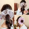 Lace Hair Rope Hair Bun Scrunchies Elastic Hair Rope Big Hair Scrunchy Heavy Duty HairBands Female Accessories