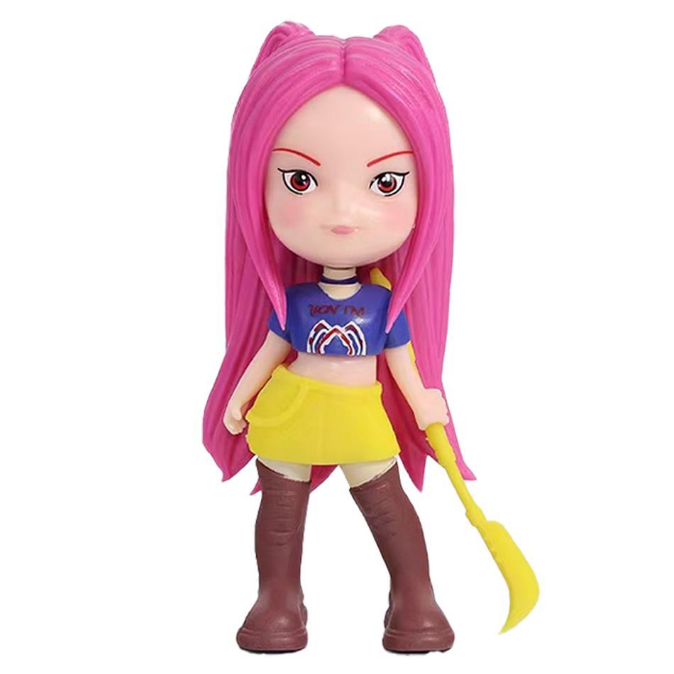 15cm Large Size Q Version Kpop Devil Hunter Rumi Zoe Mira Anime Character PVC Collectible Toys Affordable Fashion Accessories