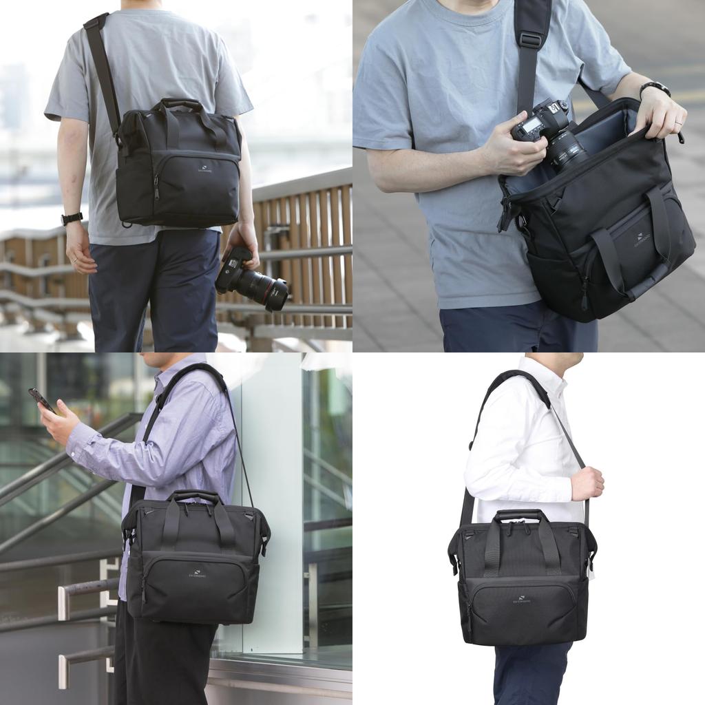 HAKUBA Camera Bag Dalles Shoulder Bag 12 AZ Black Clasp Bag 12L Camera Shoulder 4977187005271 GW-STANDARD AMZSGWSD-SB12