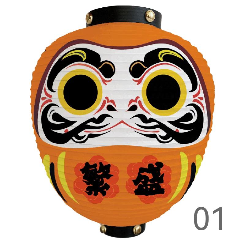 Japanese Style Cartoon Wish Dharma Hanging Lantern Japan Mascot Daruma Sushi Pub Bistro Restaurant Izakaya Decor Lantern