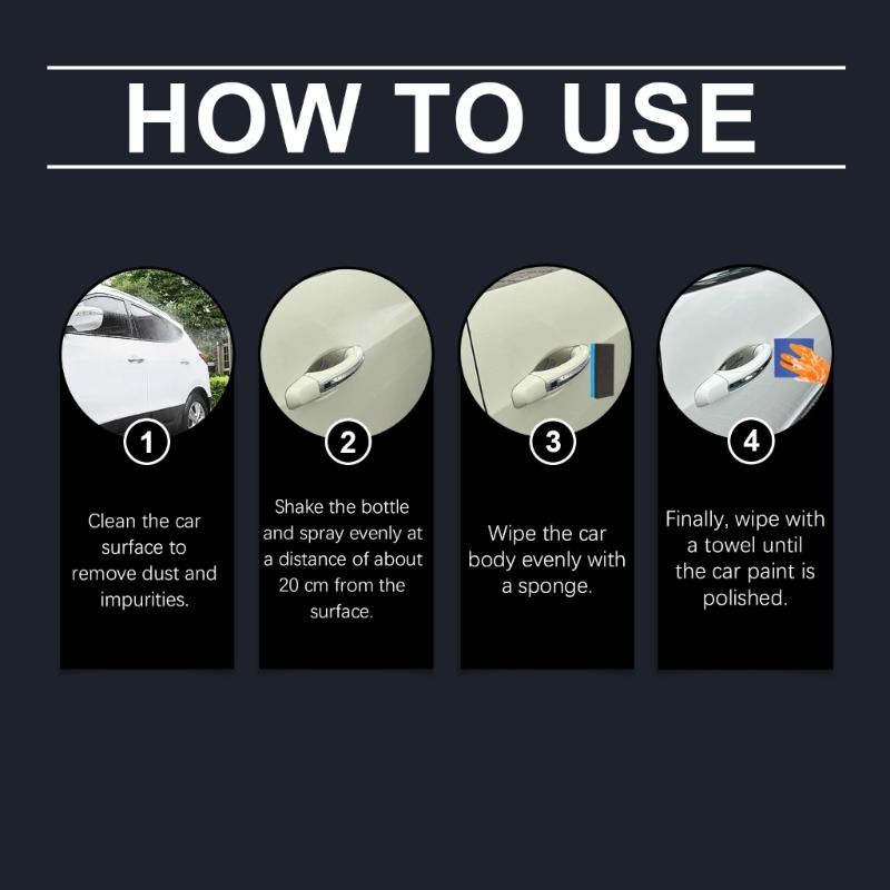 Keramik-Autobeschichtungs-Sprüher Keramikbeschichtung für Autolackpflege Schutz Lackglanz-Schutz