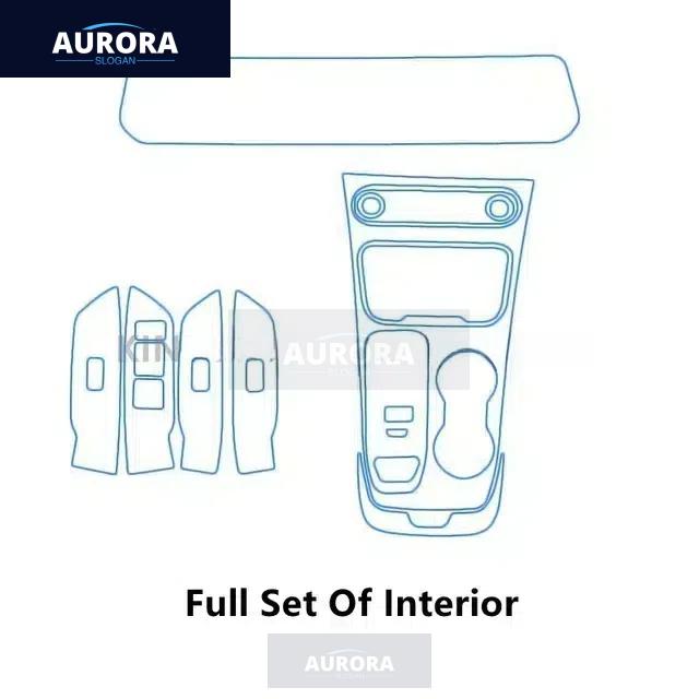 For FORTHING T5 EVO/LAMARI EAMA 21-23 Car Interior Center Console Transparent TPU Protective Film Anti-scratch Repair Accessory