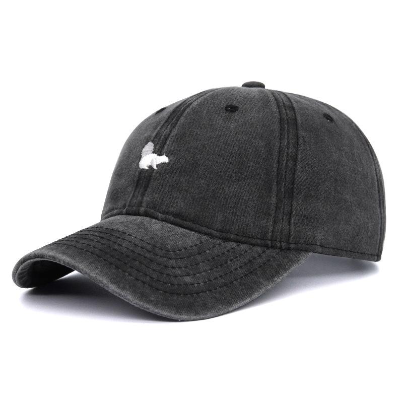 New Squirrel Embroider Baseball Caps WoUnisex Unisex Washed Cotton Sun Gorras Hip Hop Summer Sunshine Outdoor Snapback Trucker Hats