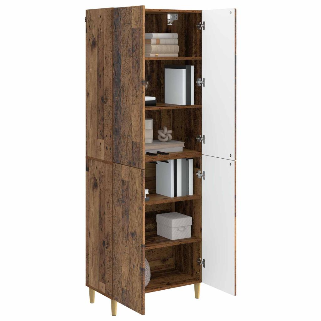 2 Piece Cabinet Set Reclaimed Wood Wood Based Material