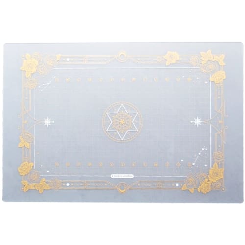 Cicogna Cutting Mat, A3 Size, Transparent, Grid, Magic Circle, Clear, Cute, Stylish, Plastic Model, Handmade, Decoupage, Craft Mat