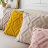 New Sofa Pillow Shu Cotton Velvet Rice Pattern Living Room Sofa Decorative Waist Pillow Case Home Pillow Case