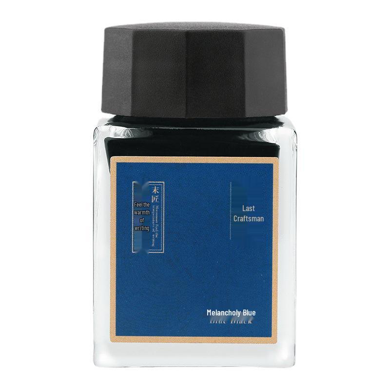 Moonman 20ml Inchiostro per Penna Stilografica Impermeabile Anti-Intasamento - Blu Puro/Nero/Rosso