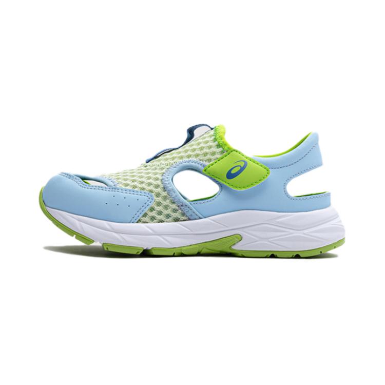 

New Asics RUNNING KIDS CONTEND Series Children s Sandals Green Blue Children Aged 3 7 Years Old 1014A306-300 34.5