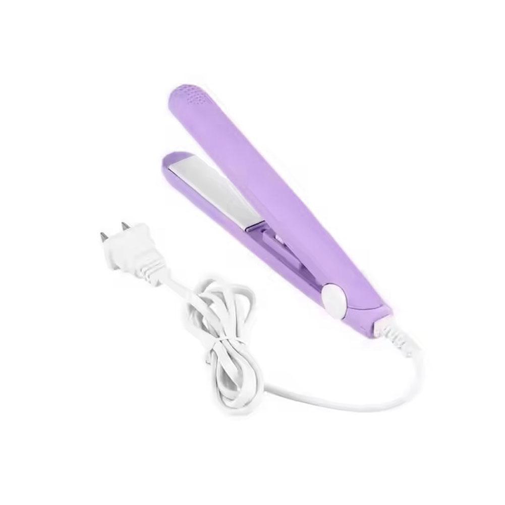 Hair Straightener Curling 2 in 1 Multi-function Styling Tool Quick Heating Ceramic Plate Non-damaging Design Bangs Clip