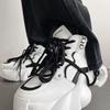 European Trendy Men's Breathable Dad Shoes 2025 - Thick Sole, Height-Increasing Casual Sneakers