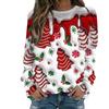 Christmas Sweatshirts Flower Floral 3D Print Women Autumn Fashion Hoodies Streetwear Y2k Pullovers Harajuku Tops Woman Clothing
