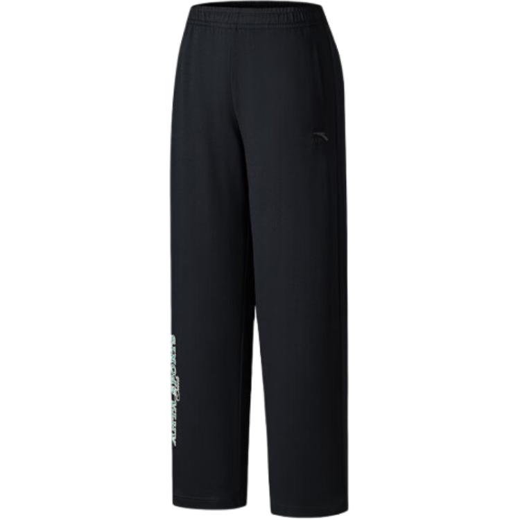 

Anta Lifestyle Series Letter Mid-Rise Breathable Versatile Straight-Leg Sports Pants Women bottoms 162538310-2 XS