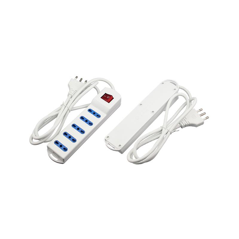 16A Double USB Italian-Style Power Strip, 1.5m Extension Cord