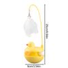 Cat Toys Interactive Kitten Toy Detachable Feather Lightweight Resin Duck