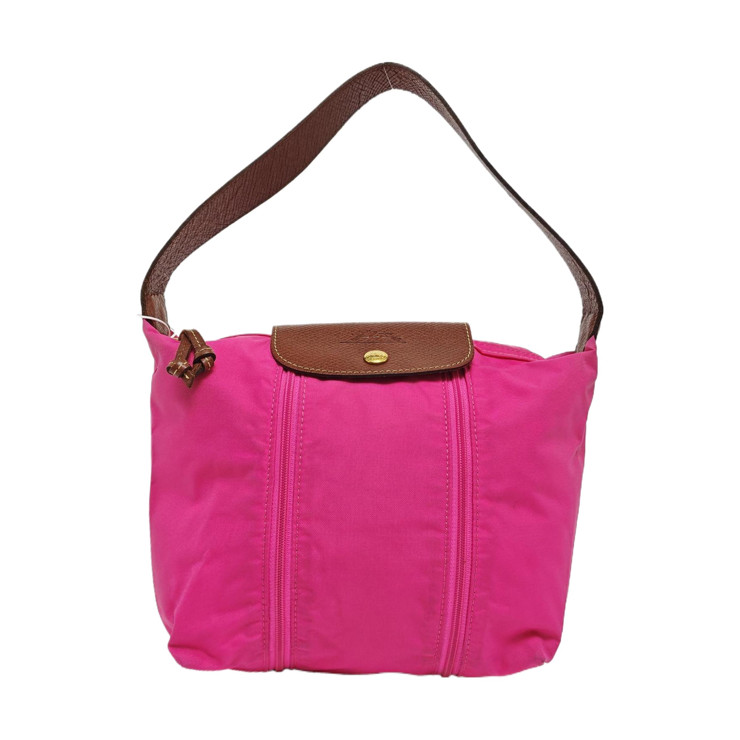 [Pre-Owned] 23 Snap Zipper Closure Short Handle No Shoulder Strap Canvas With Leather Trim Tote Bag Small - Good #1FCDN2X ONE SIZE