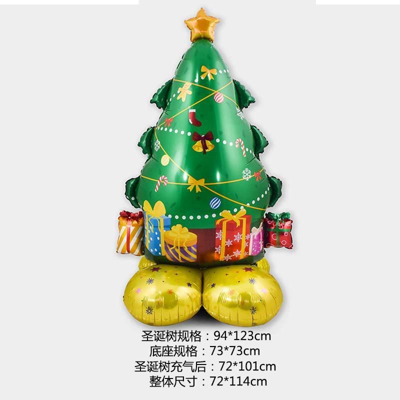 Christmas Foil Balloons Santa Claus Balloon Standding Balloon Christmas Gift Santa Balloon Xmas Party Supplies Home Decoration