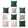 Christmas Pillow Covers 45x45cm Christmas Decorative Soft Plush Pillowcase for Couch Sofa Holiday Festivals Winter Home Decor