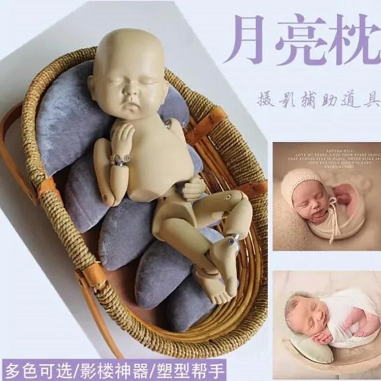 5 Stück/Set Neugeborene Baby Fotografie Requisiten Kissen Kissen Kleinkind Aufnahme Assistent Matte Fotoshooting Posing Korb Füllkissen
