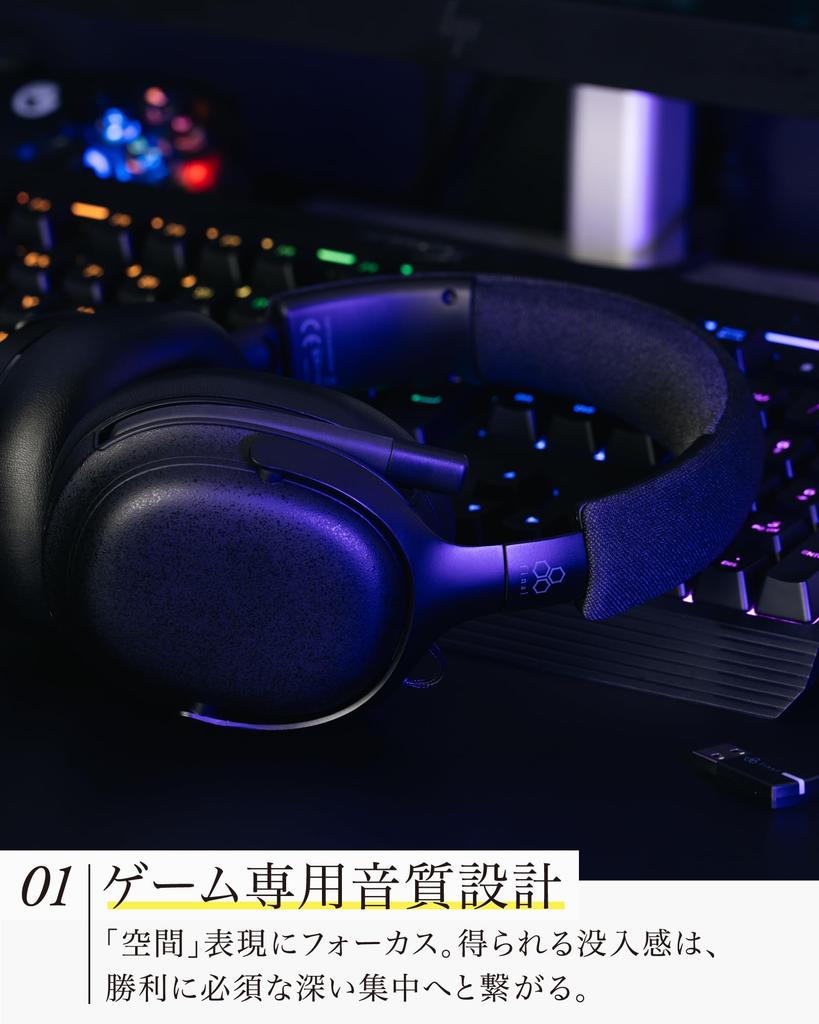 final VR3000 EX for Gaming Gaming Headphones with Latency of Less Than 3D Extra Wide Sound and Footstep Mode for FPS Ultra-Low 25ms, Stage,