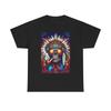 Native American Peace Pipe T Shirt Retro Vintage Unisex Heavy Cotton Tee