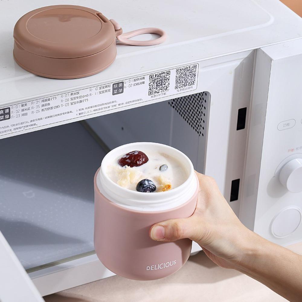 Porridge Cup Insulated-Food-Jars Wide Mouth Thermal Lunch Container for Hot-Food