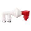 Pump Out Aerator Combo Kit 1 1 16 Inch Mounting Drain Valve Recirculating Pump Aerator for Live Wells Bait Wells