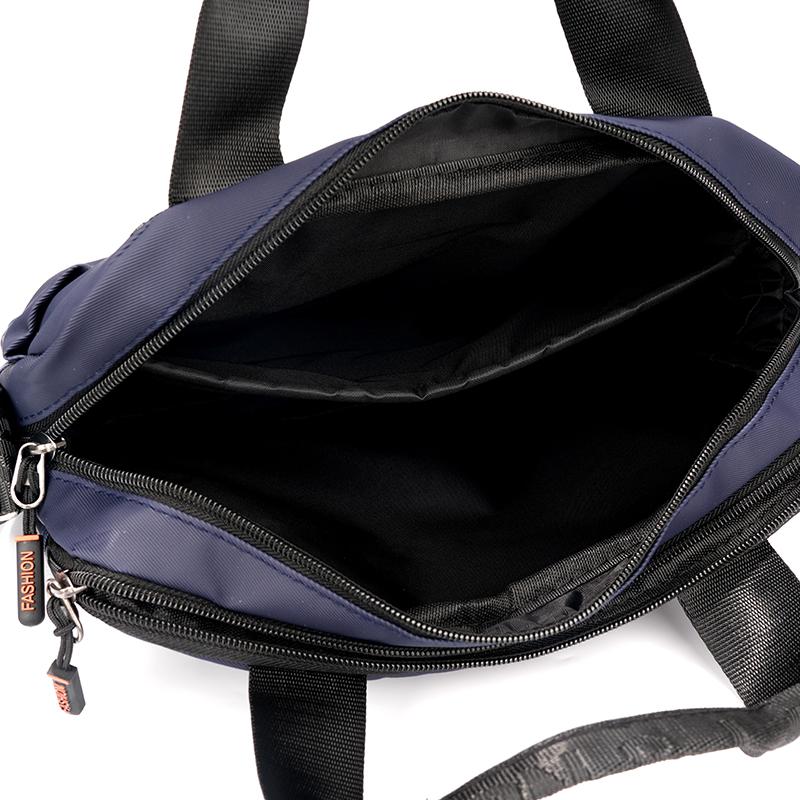 Multi-functional Outgoing Shoulder Bag Men's Commuter Portable Flat-panel Briefcase Business Crossbody Bag