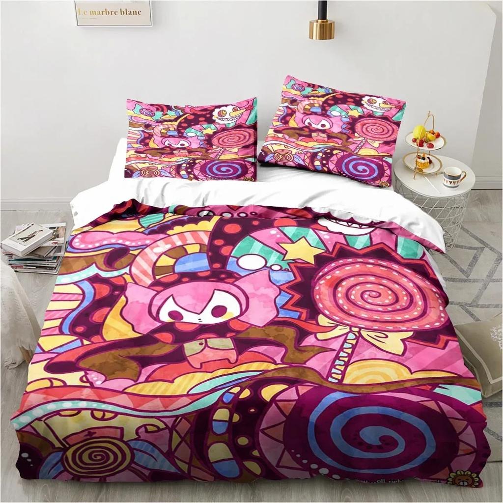 Puella Magi Madoka Magica Bedding Set Bedroom Soft Modern Bedspreads Comefortable Kids Duvet Cover Quilt Cover And Pillowcase