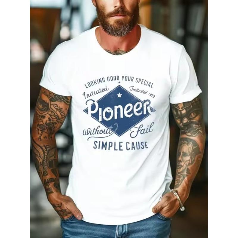 

Мужская футболка с принтом 3D-букв, повседневная футболка с коротким рукавом, летняя уличная спортивная одежда с круглым вырезом, повседневная мужская одежда больших размеров 6XL