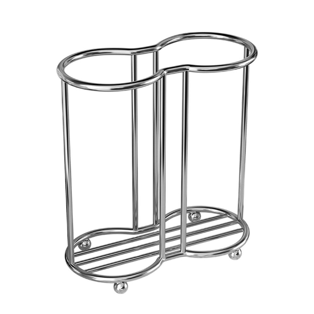 Multifunctional Disposables Cups Picker Stainless Steel Cup Storage Rack  Living Room